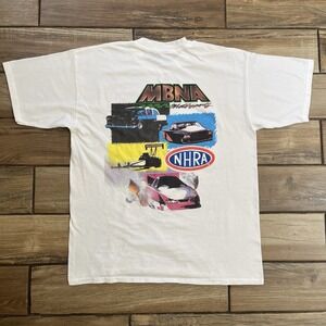 Vintage MBNA Motorsports NHRA T shirt size Large